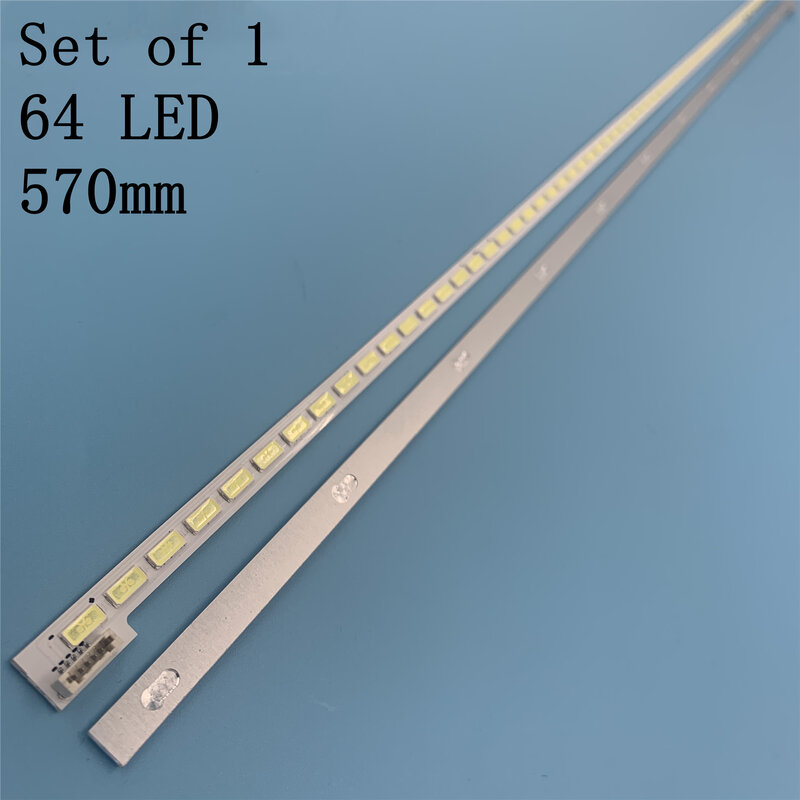 46 inch SLED 2012SGS46 7030L LED Strips for SSL460-3E1C LJ64-03471A 03495A LTA460HN05 LTA460HQ18 46EL300C 46HL150C 64LEDs 570mm