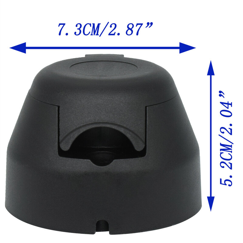 7 Pin 12V Trailer Soket Kabel Towbar Towing Converter untuk Karavan Truk Tahan Lama Plug Soket Adaptor Pelindung Koneksi