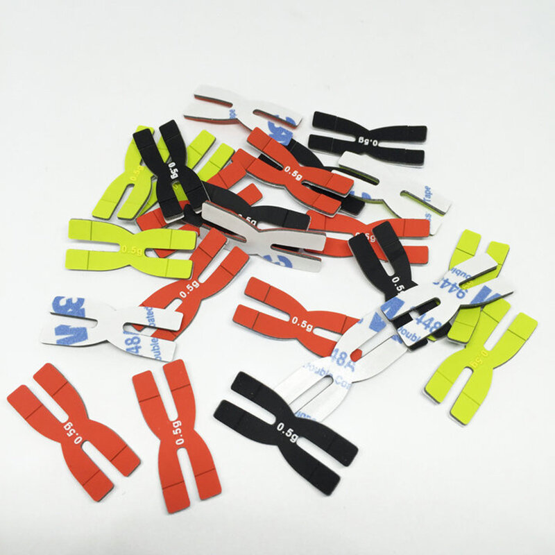 Powerti 4PCS Badminton Grips Racquet Weight Balance Tape 0.5g Machine Stringing Tools Balancer Type H Silicone Accessories Tools