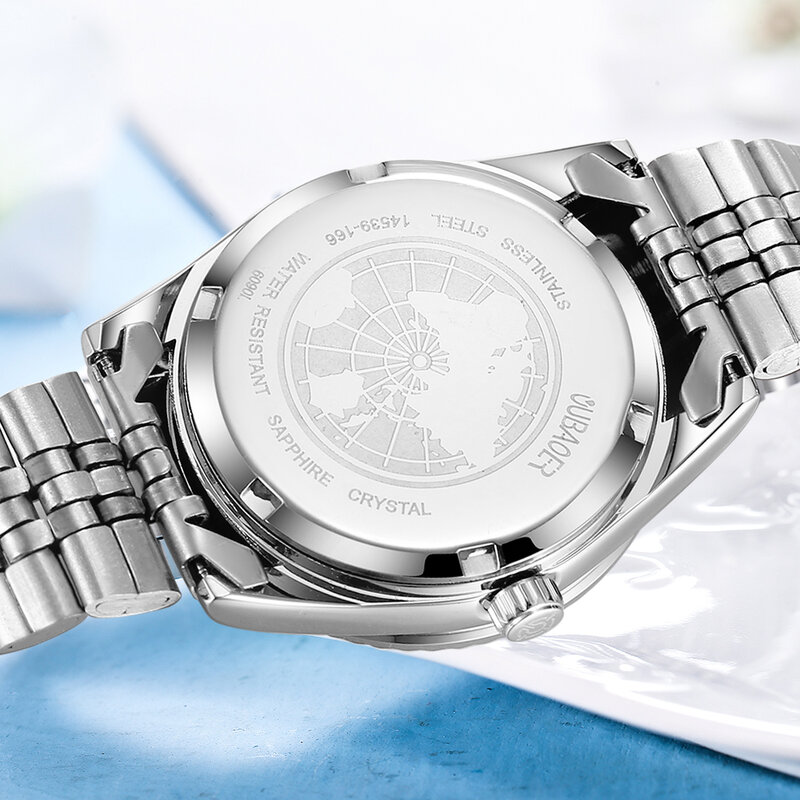 OUBAOER นาฬิกาผู้หญิงของขวัญสำหรับแฟนควอตซ์นาฬิกาเลดี้ควอตซ์นาฬิกาข้อมือนาฬิกากันน้ำ Relogio Feminino