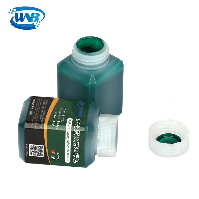 WNB 100g УФ Фоточувствительный отверждаемые чернила для паяльной маски для предотвращения коррозионной дуги BGA PCB SMD печатная плата ремонт сварки краска масло