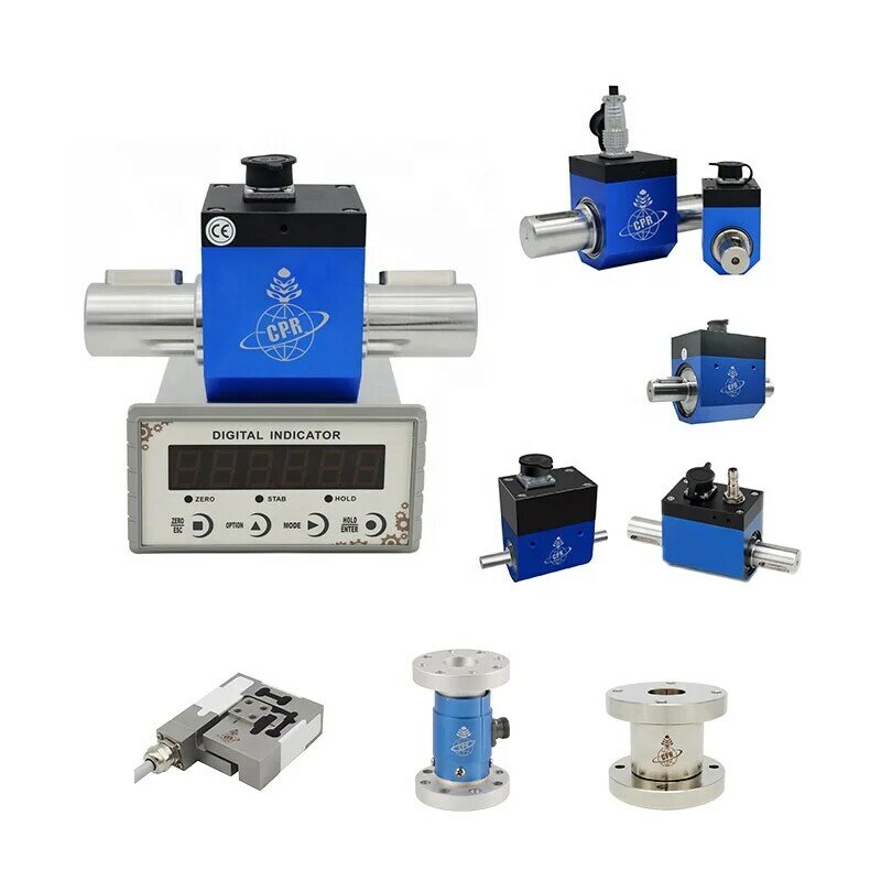Transductor de sensor de torsión Dinámico Rotativo sin contacto, 0-5V, 0-10V, 4-20mA, CPR-0250A