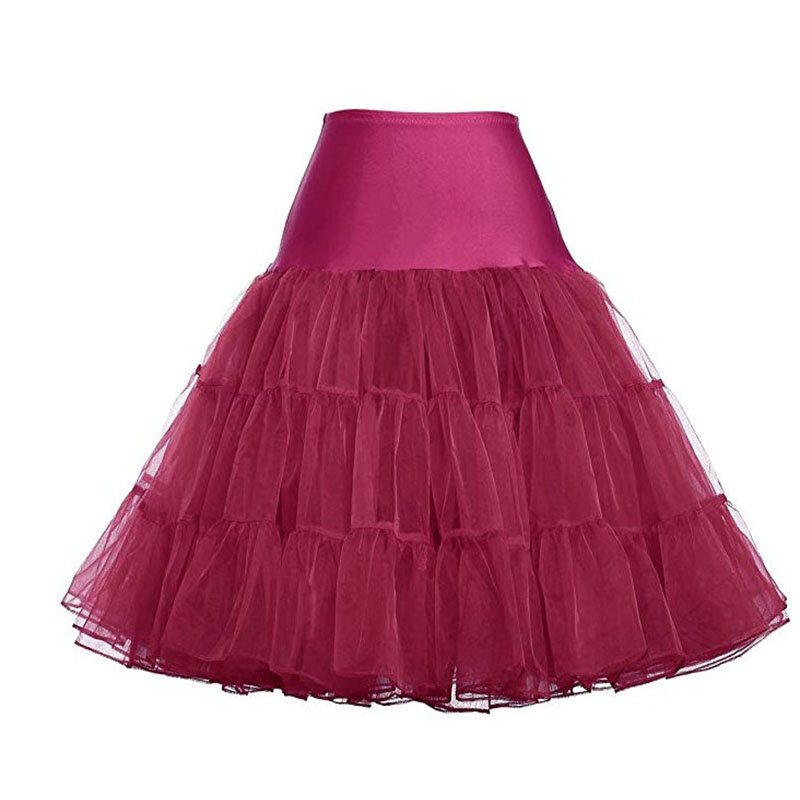 Schnelle Verschiffen 50s Schaukel Vintage Tutu 26 "Retro Unterrock Petticoat Fancy Net Rockabilly