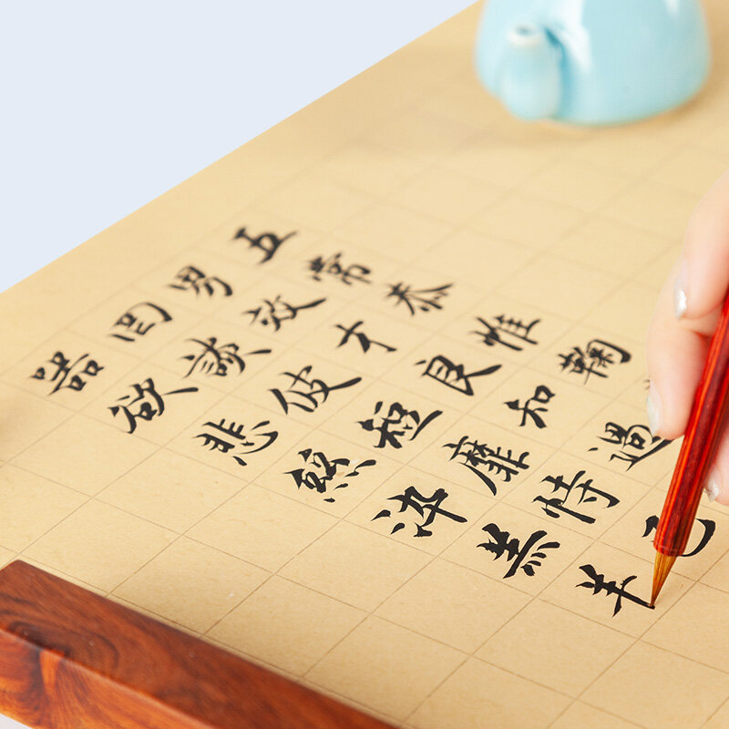 ورق الخط الصيني السميك ، 0.35 × 20 م ، ورق الأرز ، مع شبكات/خط عمودي ، Rijstpapier Carta Di Riso