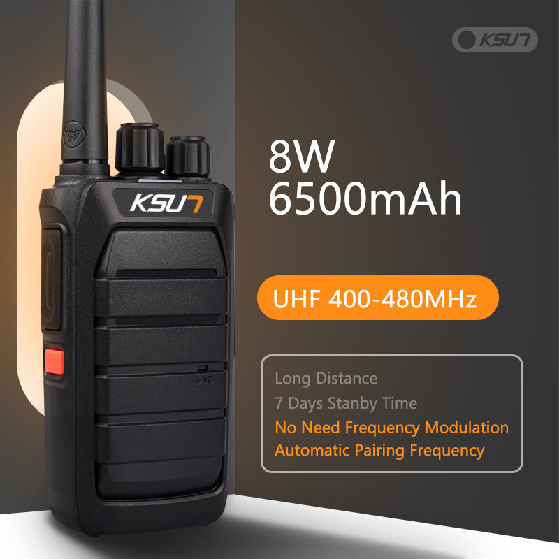 Ksun poderoso walkie talkie combinar automaticamente freqüência cb estação de rádio uhf transceptor longo alcance walkie talkie