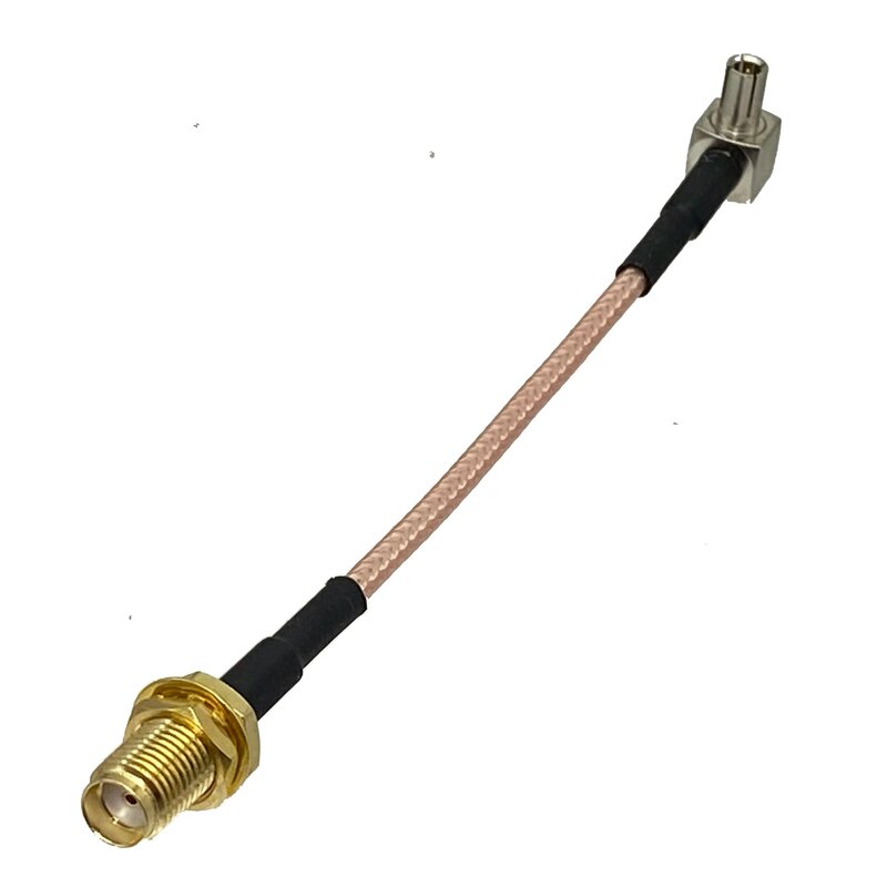 Cable SMA hembra Buklhead Jack a TS9 macho, conector de crimpado de ángulo recto RF Coaxial, Cable de puente, 4 pulgadas ~ 10 pies, RG316