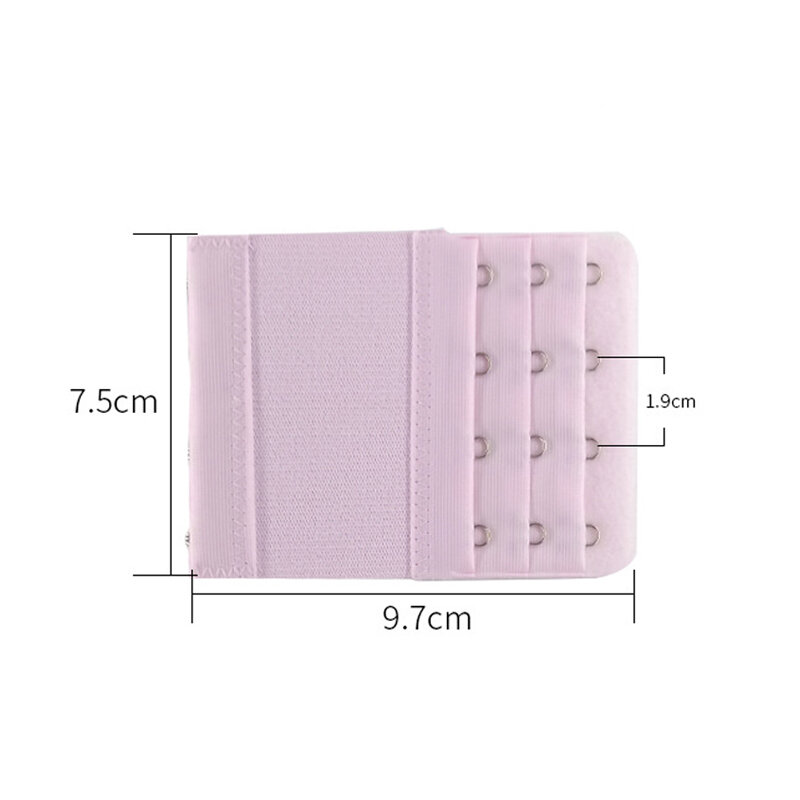 1PC Bra Extenders Strap Buckle Extension 3 Rows 4 Hooks Bra Strap Extender Sewing Tool Intimates Accessories for Women Bra Strap