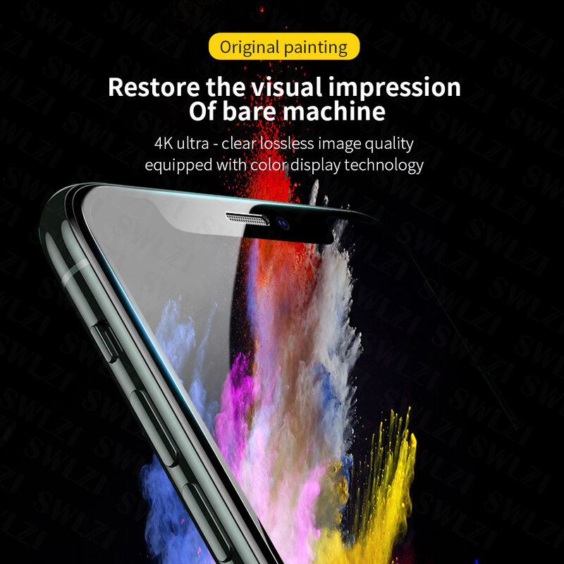 5/3/1Pcs for iphone X XR SE XS 12 Mini 11 Pro Max 8 7 6 6s Plus Phone Screen Protector Tempered Glass Protective Film on Glass