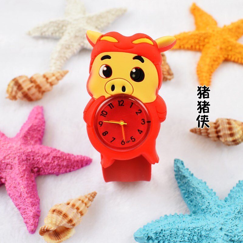 아기 장난감 선물 어린이 시계 만화 아기 장난감 시계 어린이 Altman 시계 전자 유아 소년 소녀 1-6 세 어린이 시계