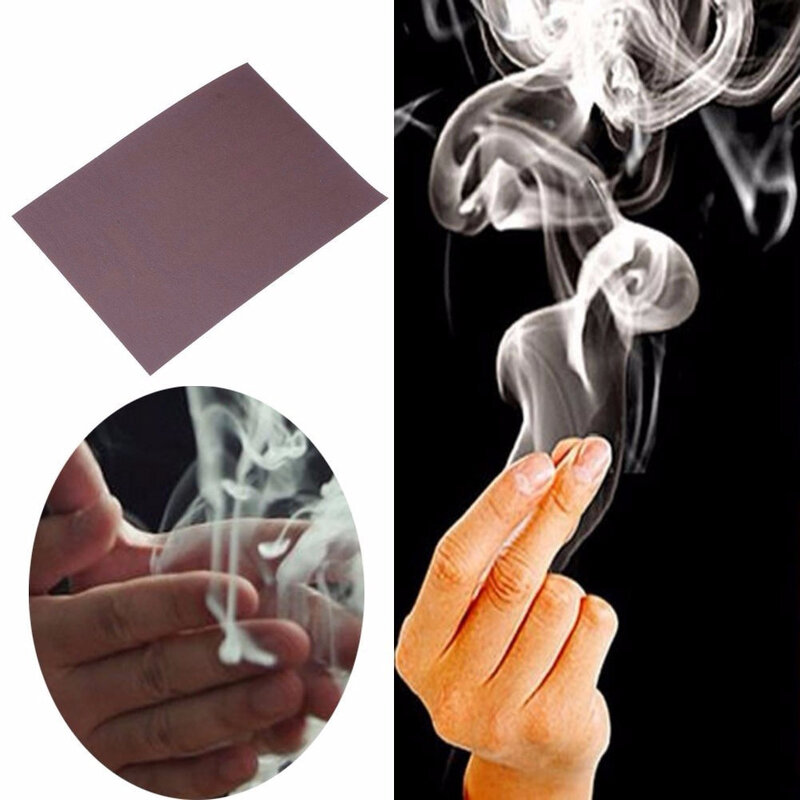 魔法の化学薬品紙,魔法のトリック,喫煙者のための指,ステージ用品,楽しいファンタジーアクセサリー