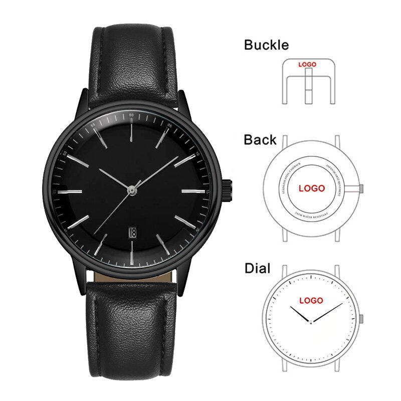 Мужские наручные часы CL046, с логотипом на заказ