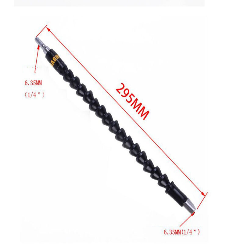 295 mm flexible hex shaft drill bit extension drill holder connection drive shaft electric drill power tool accessories