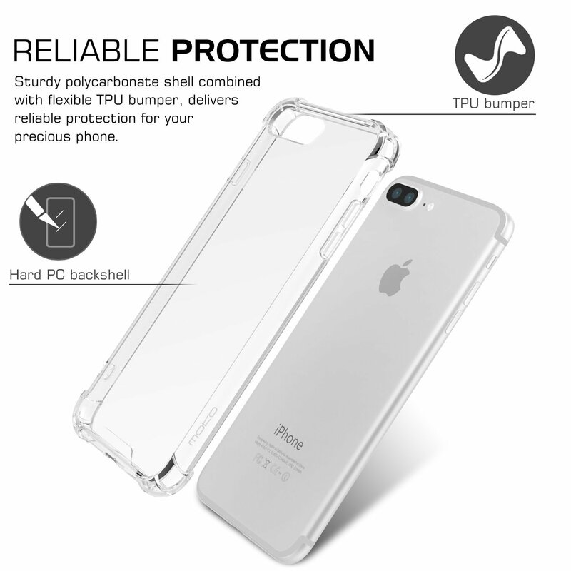 Chống Sốc Dẻo Silicone Ốp Lưng Điện Thoại iPhone 11 7 8 6 6S 6S Plus X XR XS 12 Pro Max SE 2020 5 S Trong Suốt Bảo Vệ Mặt Sau
