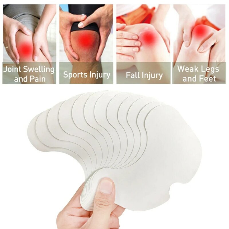 12Pcs Knie Pijn Patch Hoge Kwaliteit Effectief Verlichten Artritis Gezondheidszorg Patche Kniegewricht Kruiden Medische Gips