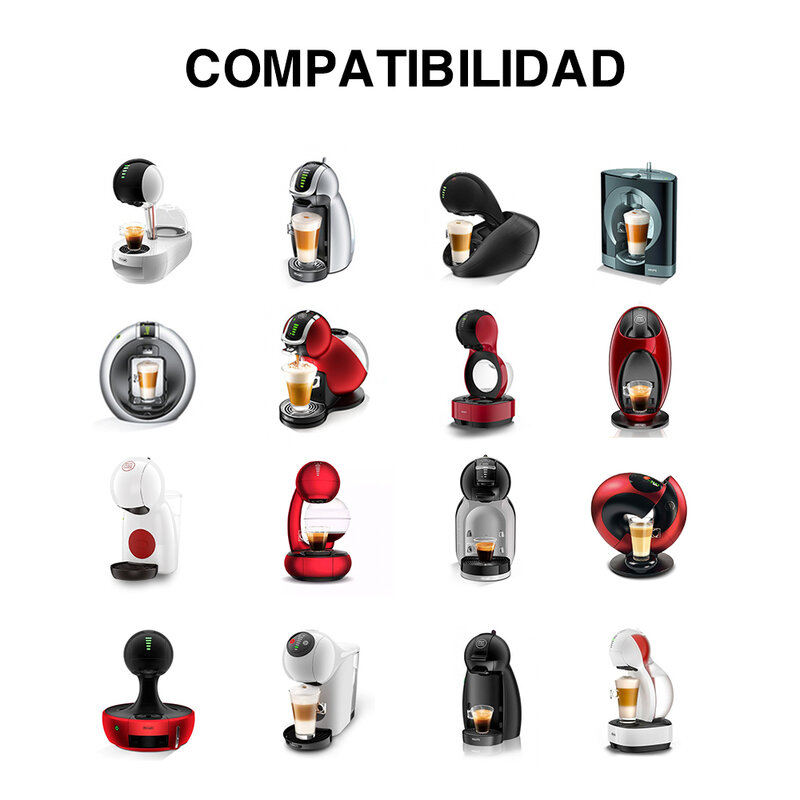 i Cafilas Rechargeable Coffee Capsule for Dolce Gusto Stainless Steel with Nescafe Dolce Gusto models Not suitable for Nespresso