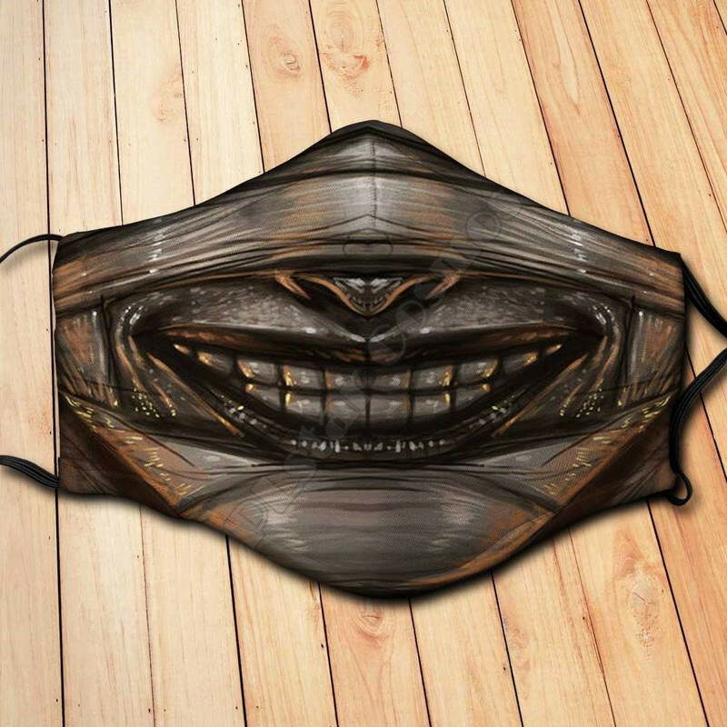 Mặt Nạ Skull Vải Khẩu Trang 3D In Hình Mặt Nạ Halloween Khẩu Trang Unisex Người Lớn Trẻ Em Kích Thước Vui Vai Trò Chơi Mặt Nạ 03