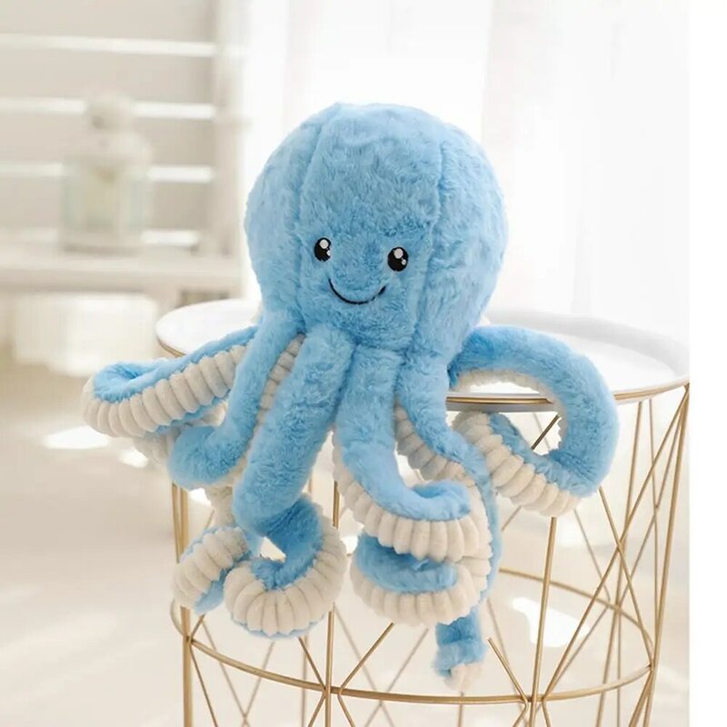 1pc 18-80cm Lovely Simulation octopus Pendant Plush Stuffed Toy Soft Animal Home Decoration Cute Animal Dolls Children xmas Gift
