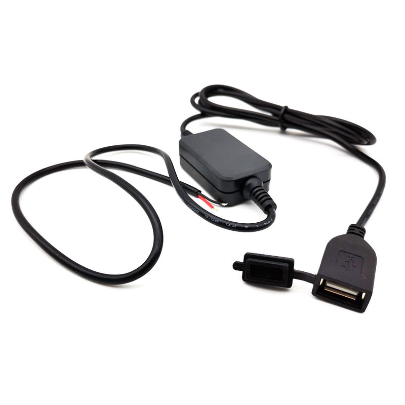 Adaptador de corriente de cargador USB Dual para motocicleta, 12V a 5V CC, resistente al agua