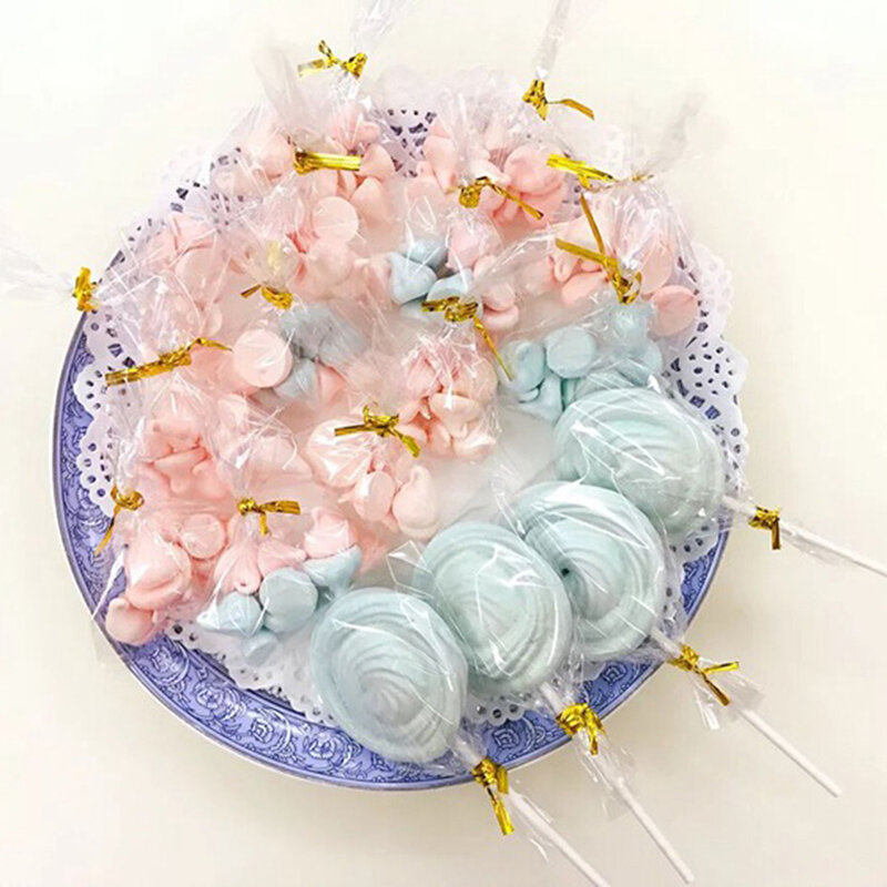 Jelas Plastik Kantong Plastik Opp untuk Permen Lollipop Kue Paket Tas Penyimpanan Hadiah Pesta Pernikahan Cello Tas Poli