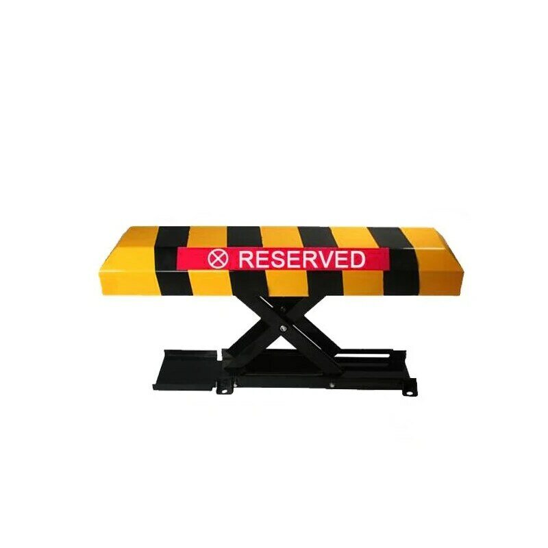 Keamanan 2 Remote Control Folding Lipat Keamanan Kunci Parkir Barrier Bollard Post dengan LOCK & Baut (Tanpa Baterai termasuk)