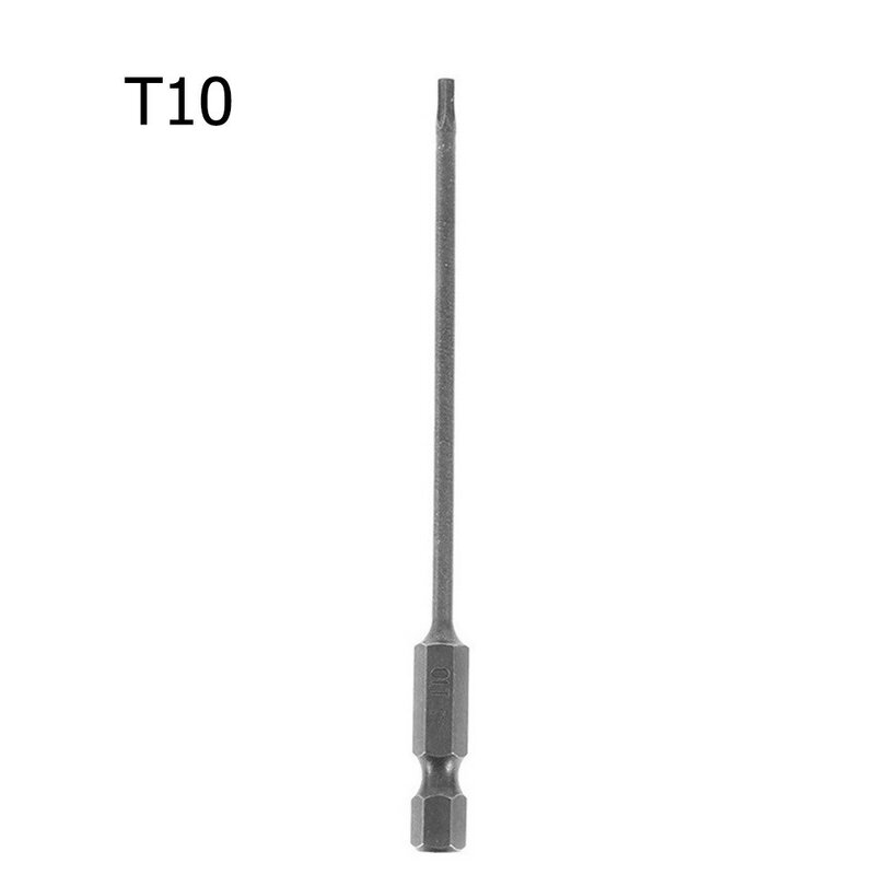 1 pz 100mm di lunghezza T8-T40 punte per cacciavite Torx magnetico Set testa per cacciavite elettrico T8,T10,T15,T20,T25,T27,T30,T40 cacciaviti