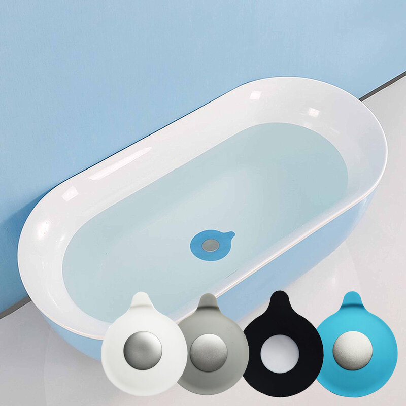 1 Packung Badewanne Abfluss stopfen Silikon Wassers topper Ablass schraube Abdeckung Wasser tropfen Design für Bad Wäsche Küche # w0