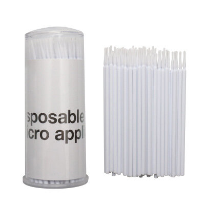 1000 sztuk Micro Brush jednorazowe aplikatory Microbrush przedłużanie rzęs usuń fałszywe rzęsy wacik