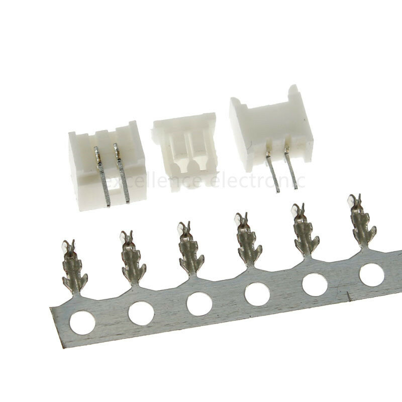 10sets MICRO JST 1.25 Connector 1.25mm Pitch Straight Pin Header + Housing + Terminal Set 1.25-2/3/4/5/6/7/8/9/10P