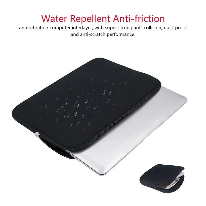 Portable Laptop Sleeve Case Cover Computer Liner Bag for Macbook Tablet Notebook 11,13,14,15,15.6 Inch Waterproof Wear-resisting