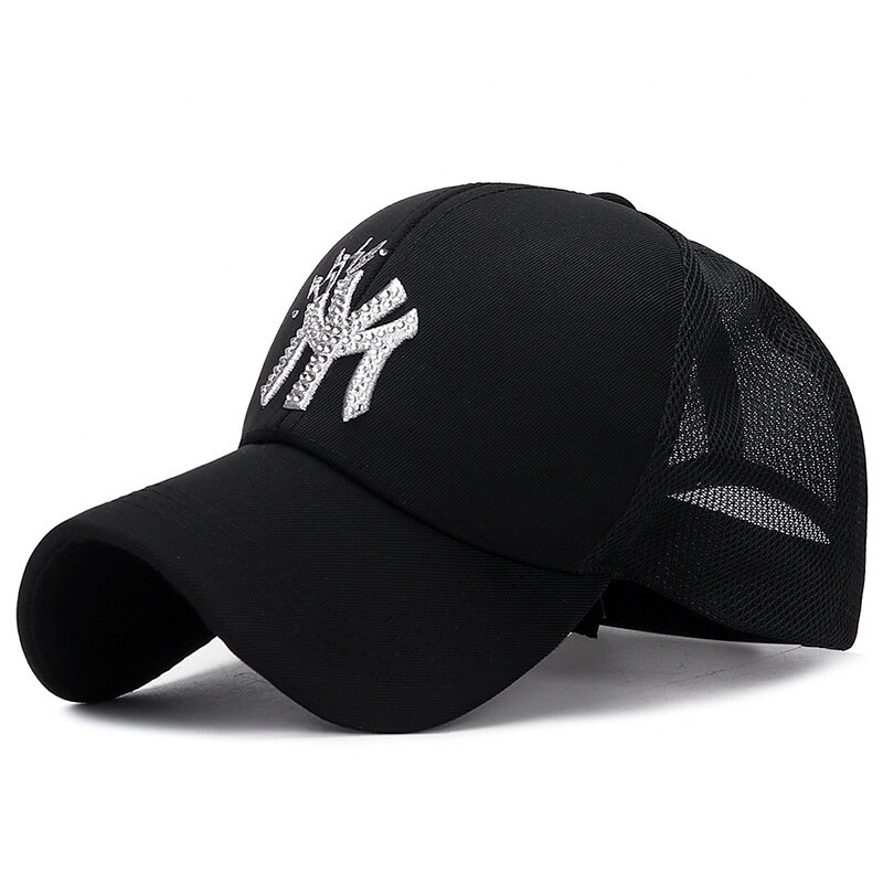 조정 가능한 모자를 청소하십시오 성인 조정 가능한 버클 마감 아빠 모자 스포츠 골프 모자 검정 리그 야구 팀