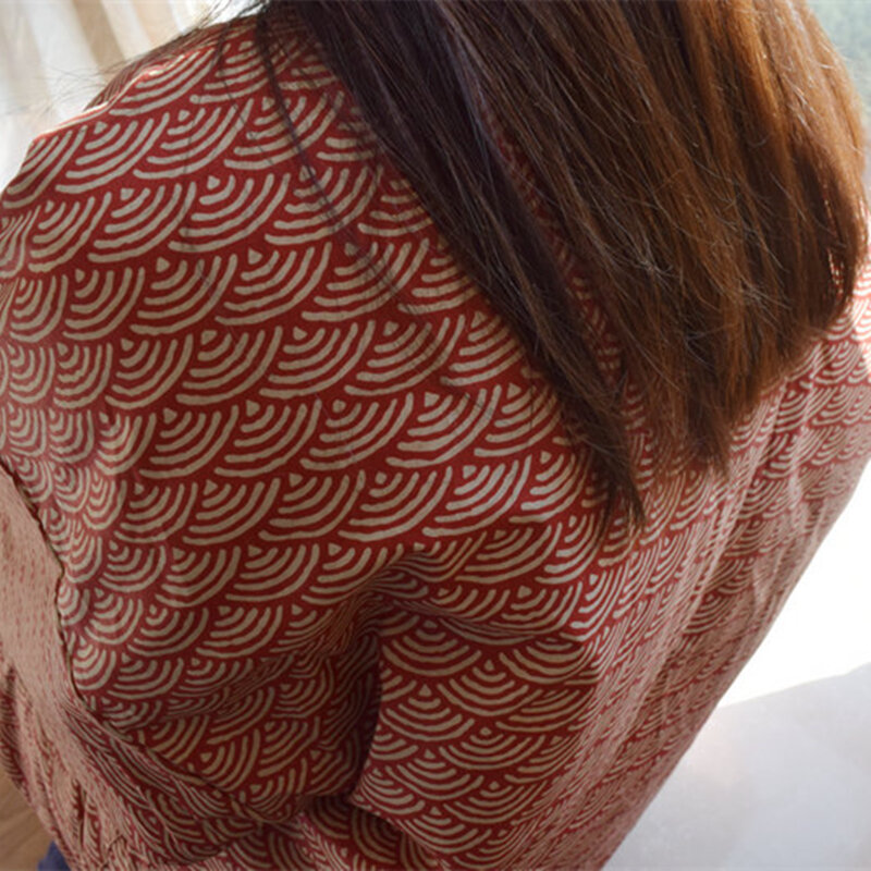 Musim Dingin Wanita Kimono Haori Tebal Hangat Padded Katun Jaket Musim Gugur Kasual Rumah Pakaian Wanita Warna Solid Longgar Mantel M2117