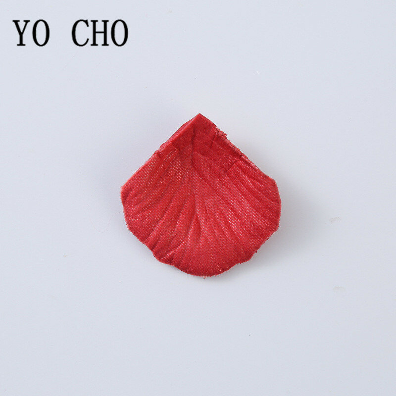 YO CHO Rose blätter gestapelt DIY hochzeit raum dekoration hochzeit simulation blütenblatt hochzeit zubehör 100 stück pro pack