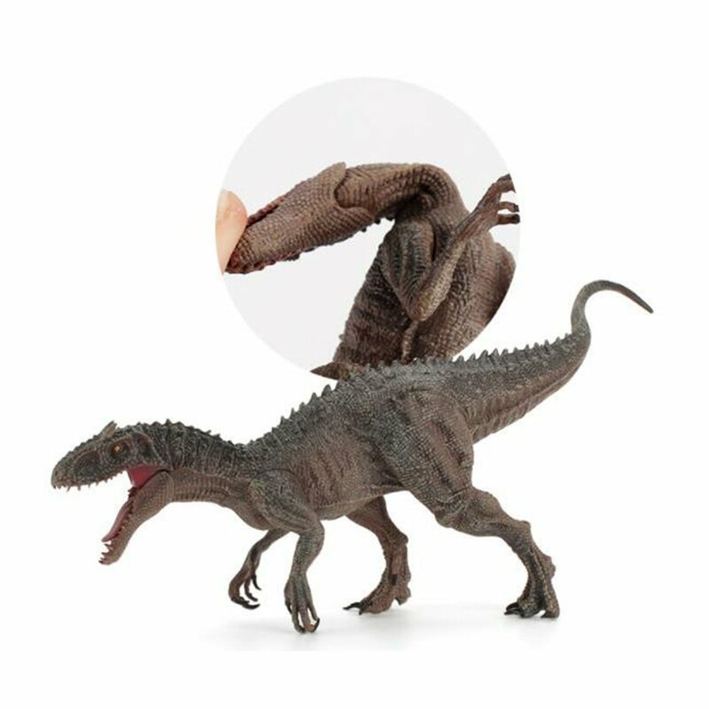 Dinosaur Toy Soft Plastic PVC Animal Simulation Tyrannosaur Model Mouth Can Be Opened And Closed Room Desktop Decoration Toy