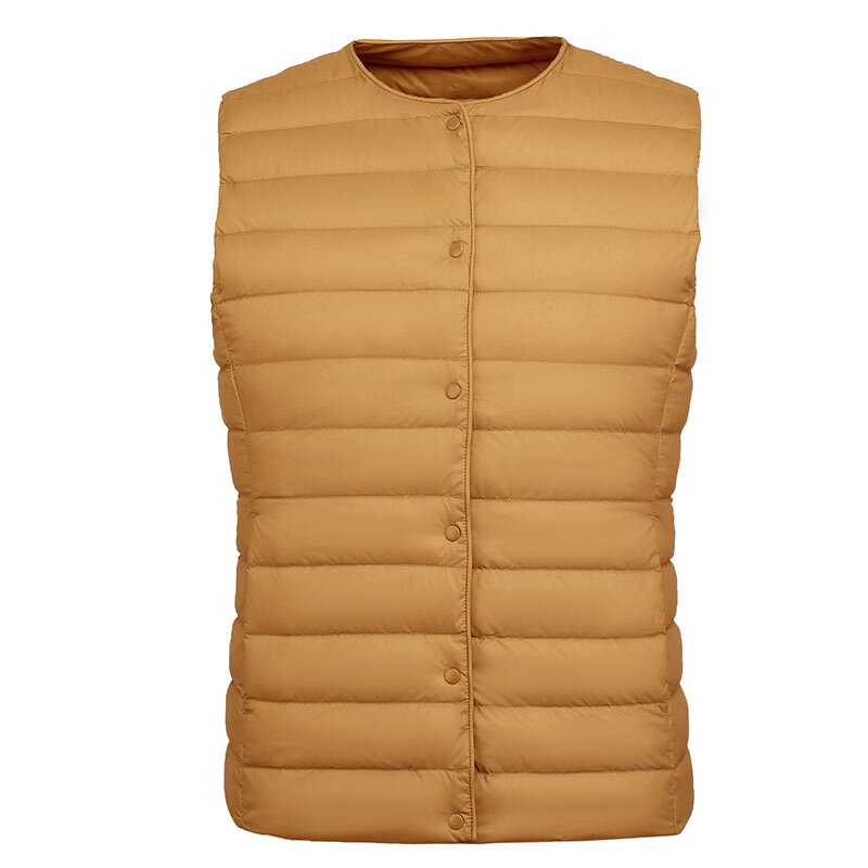 NewBang 90% Matt Fabric Women's Warm Vests Ultra Light Down Vest Women Two Ways Waistcoat Portable Warm Sleeveless Winter Liner