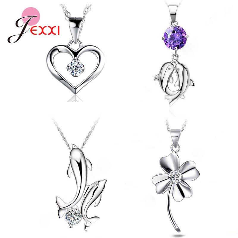 Fashion Bijoux Luxury Crystal Pearl Statement collana con ciondolo per donna 925 Sterling Silver Needle Fine Jewelry accessori