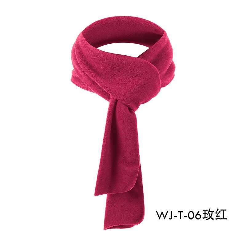 Écharpe d'hiver unie pour femme, foulard de cou, noir, rose, orange, sourire polaire, document, nouveauté, 2021