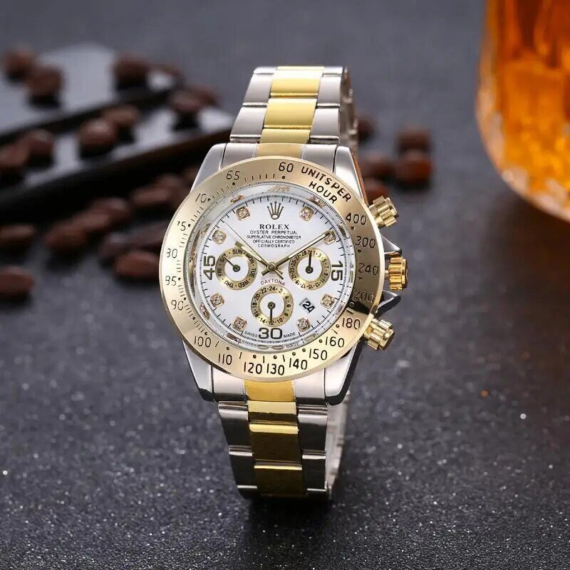 Top luksusowa marka zwycięzca czarny zegarek mężczyźni kobiety Casual męskie zegarki biznes sport wojskowy Watch0118 ze stali nierdzewnej