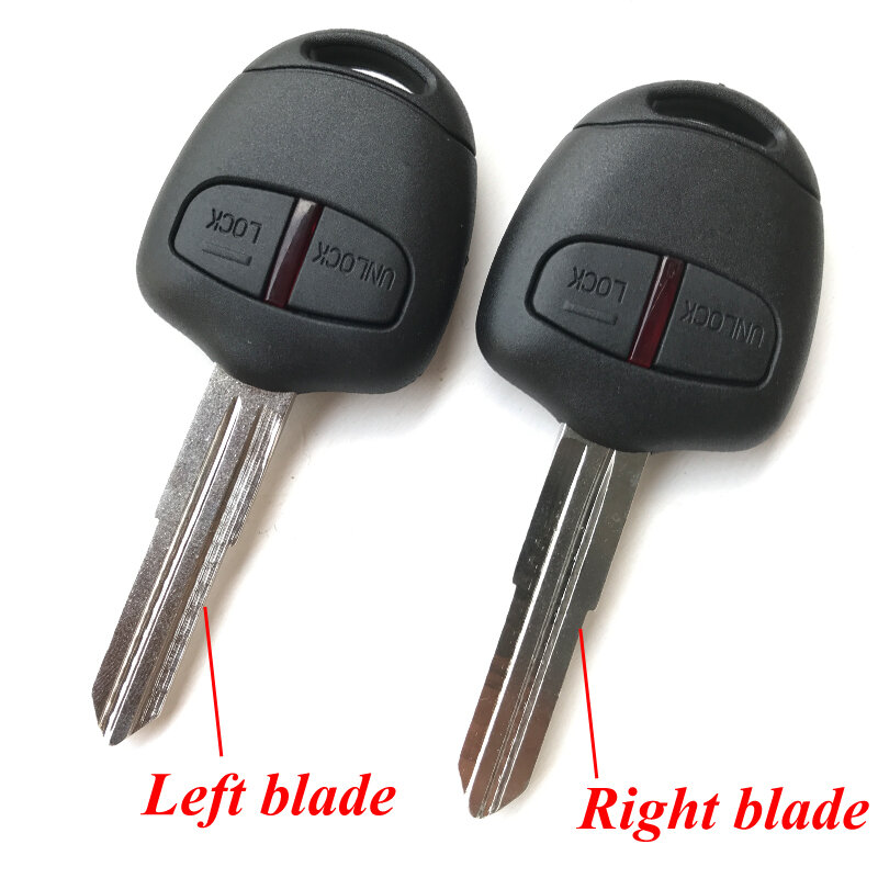 2 Tombol Remote Kunci untuk Mitsubishi Triton Pajero Lancer Outlander Montero Mobil Lengkap Smart Kunci ID46 Chip 433 MHZ MIT8 pisau