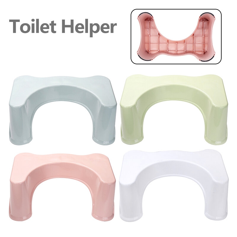 Marchepied de toilette Squatty HOPotty, aide au squat, tabouret de toilette anti-chute pour bébé, assistant de salle de bain, 4 couleurs