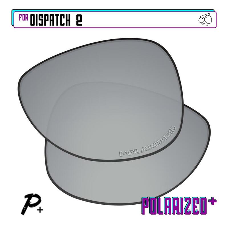 Поляризованные Сменные линзы EZReplace для солнцезащитных очков-Oakley Dispatch 2-серебристые P Plus