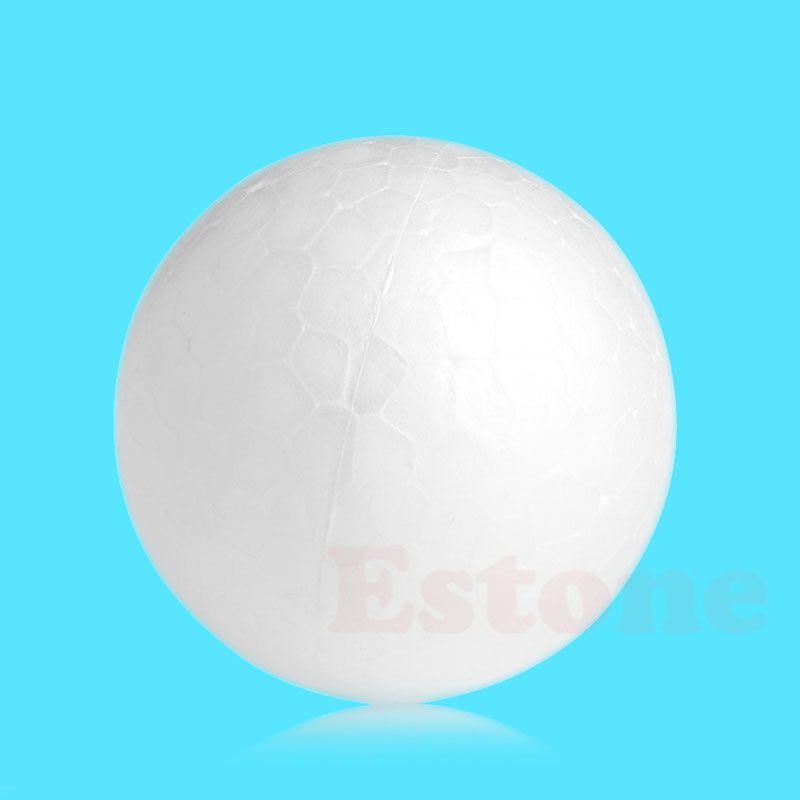 1Pc okrągły 2/3/4/5/6/8 Cm z pianki styropianowej polistyrenowej do modelowania Ball kreatywny materiał DIY