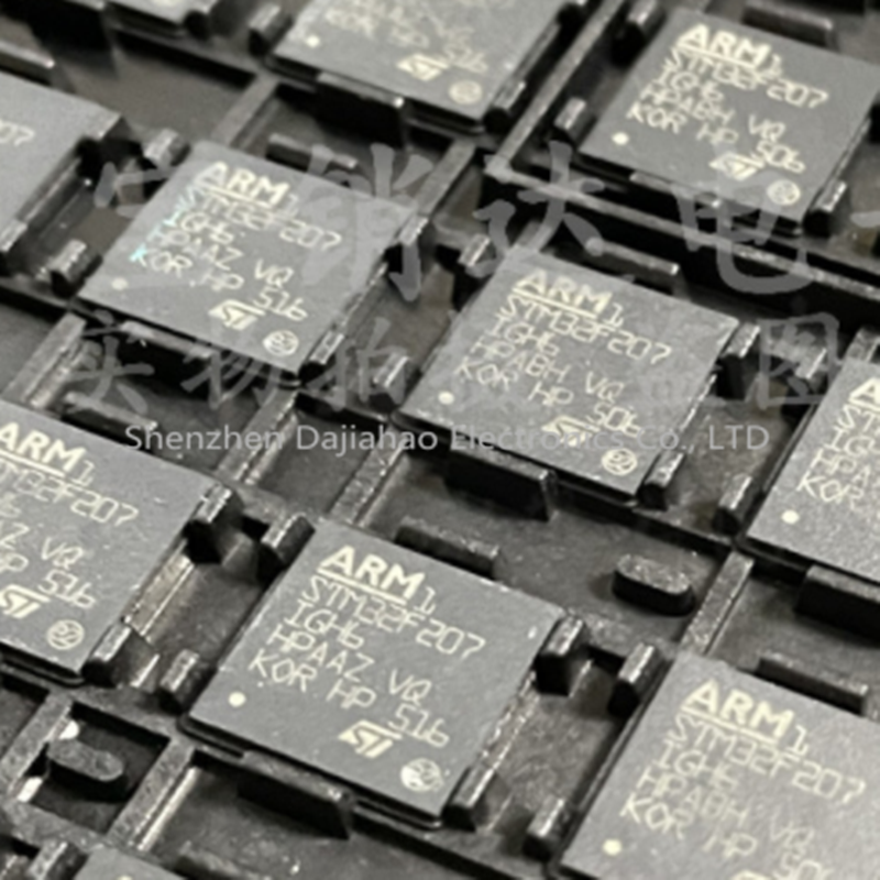 1 pçs/lote stm32f207igh6 32f207 32 bit microcontrolador mcu importado ic chip BGA-176