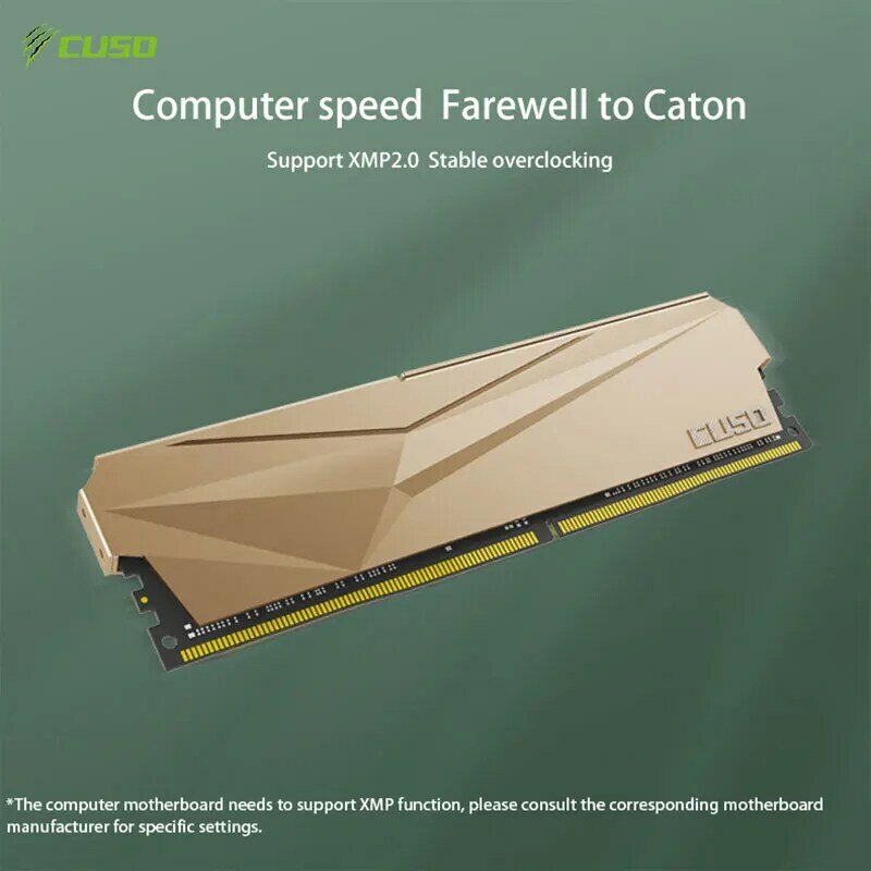 Cuo – mémoire de serveur d'ordinateur de bureau, modèle DDR4, haute performance, 8 go, 2666/3000/3200MHZ