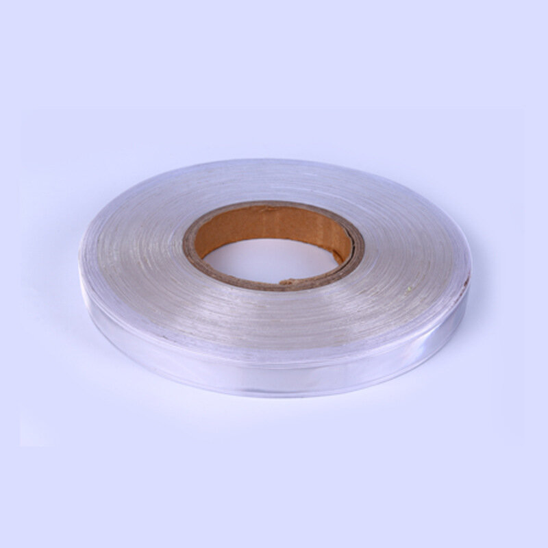PVC反射テープ,高視認性クリスタルストリップ2.5cm,白,衣類用,10メートル