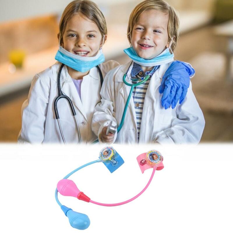 Crianças brinquedo playset de pressão arterial doutor enfermeira role play fingir brinquedos simulação esfigmomanômetro brinquedo educacional médico