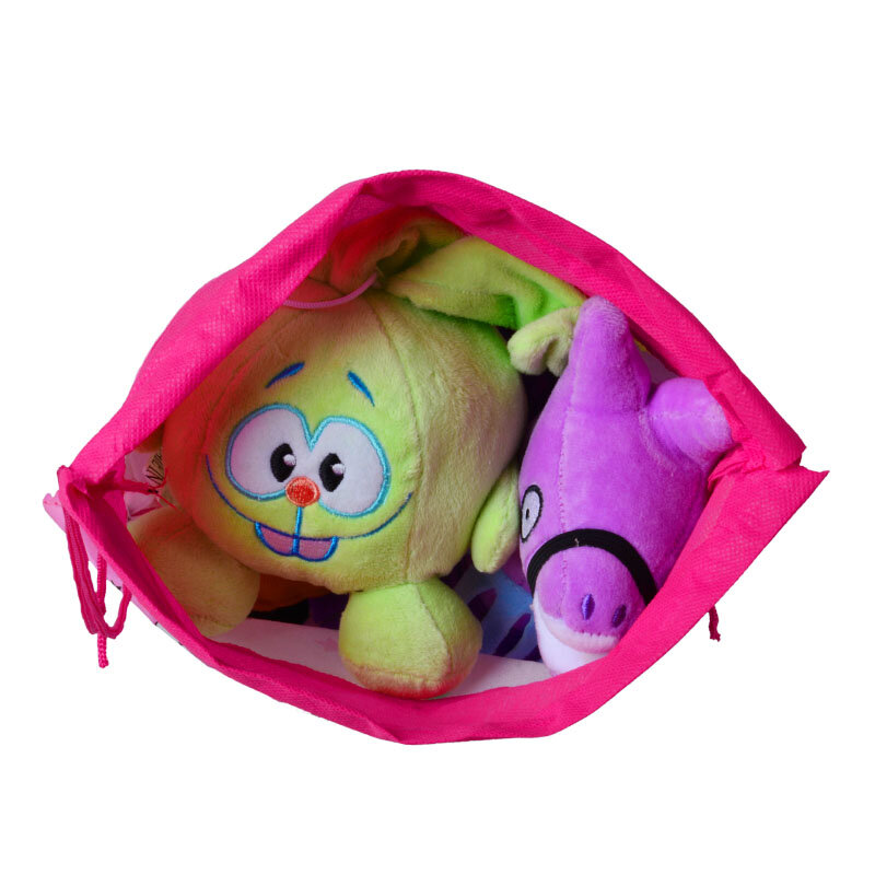 Bolsa con cordón ajustable para niños, mochila con patrón de dibujos animados de unicornio de doble cuerda, bolsa de almacenamiento impermeable adecuada para niños, mochila de regalo