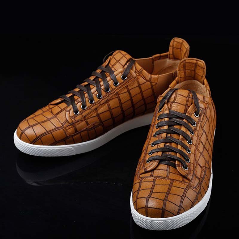 Ourui – chaussures en cuir véritable pour homme, souliers de loisirs, plates et simples, personnalisées, nouvelle collection