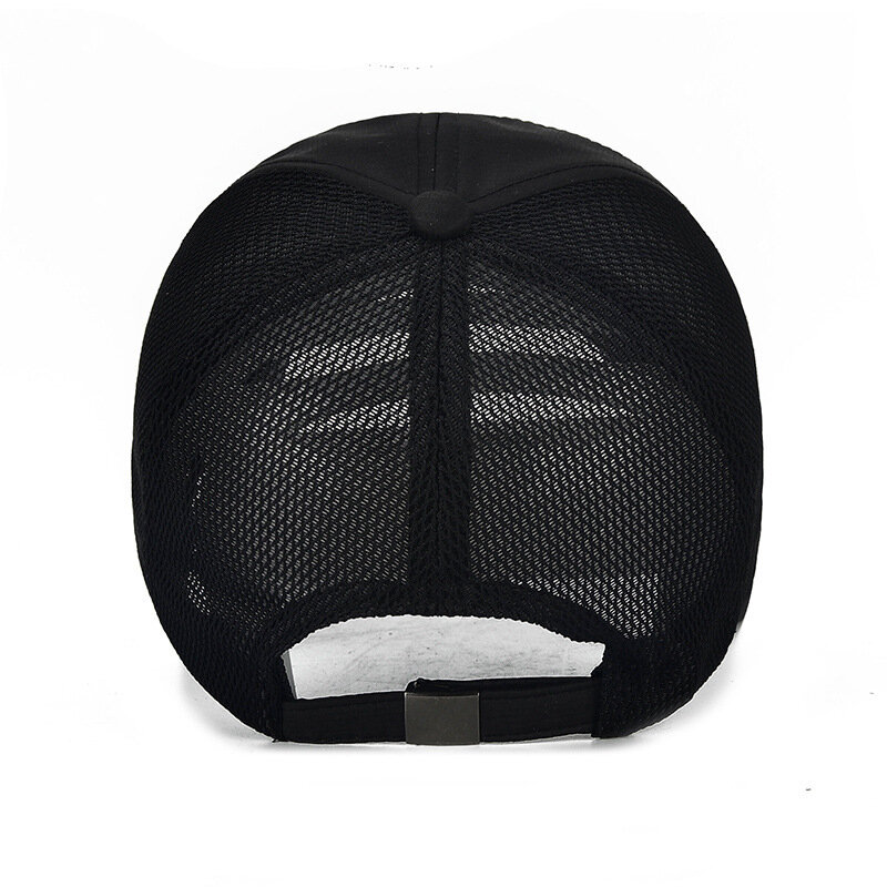 Lato nowy baseballowy Unisex czapka moda koreański wersja czapka sportowa chowany rondo regulowany oddychająca siatkowa czapka do biegania Sunhat
