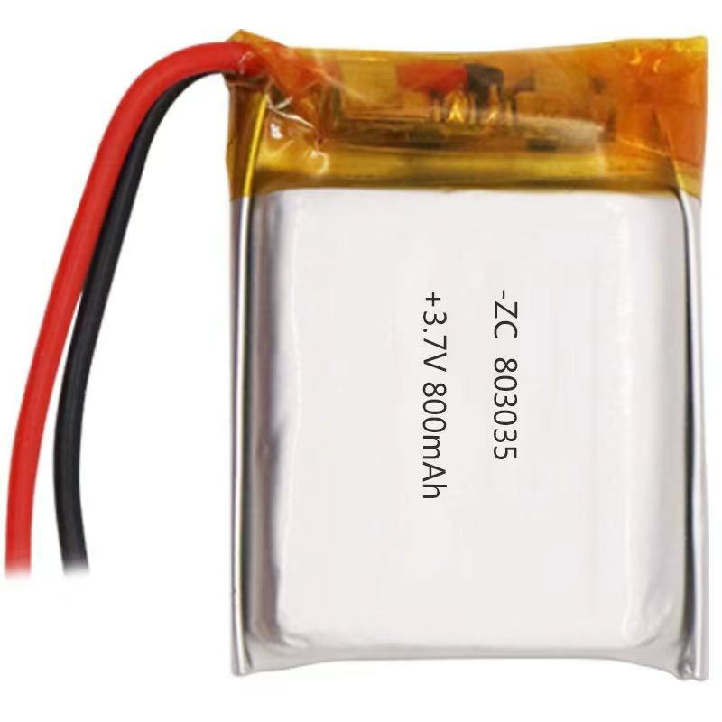 3.7V bateria litowo-polimerowa 803035-800mah MP4 cyfrowy produkt elektroniczny navigator trwałe i długi czas czuwania