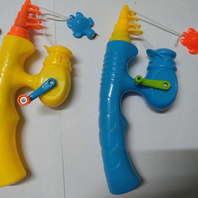 6 pces crianças vara de pesca pólo brinquedo educacional aprendizagem brinquedos para crianças